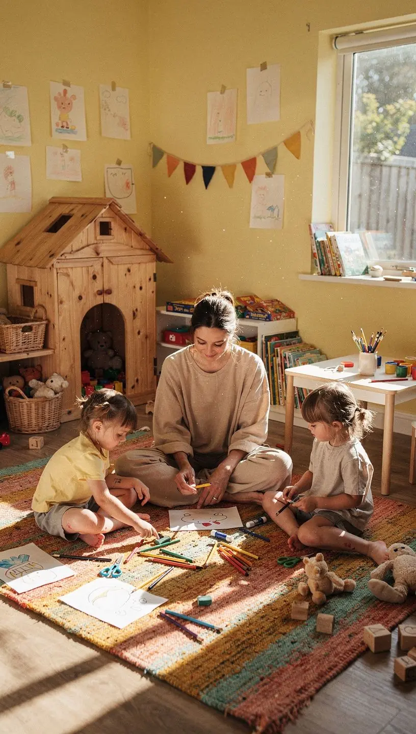 Soe värvikombinatsioon ja vastupidavad sisustusdetailid lastetuba kaunistamas.